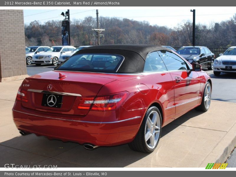 Mars Red / Almond/Mocha 2012 Mercedes-Benz E 350 Cabriolet