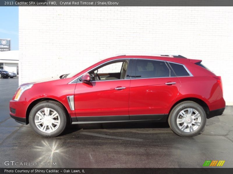 Crystal Red Tintcoat / Shale/Ebony 2013 Cadillac SRX Luxury FWD