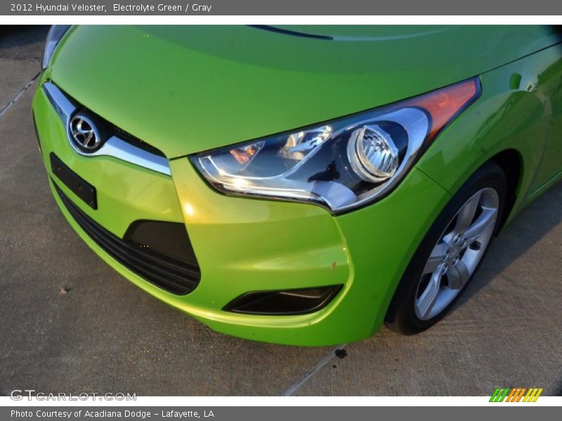 Electrolyte Green / Gray 2012 Hyundai Veloster