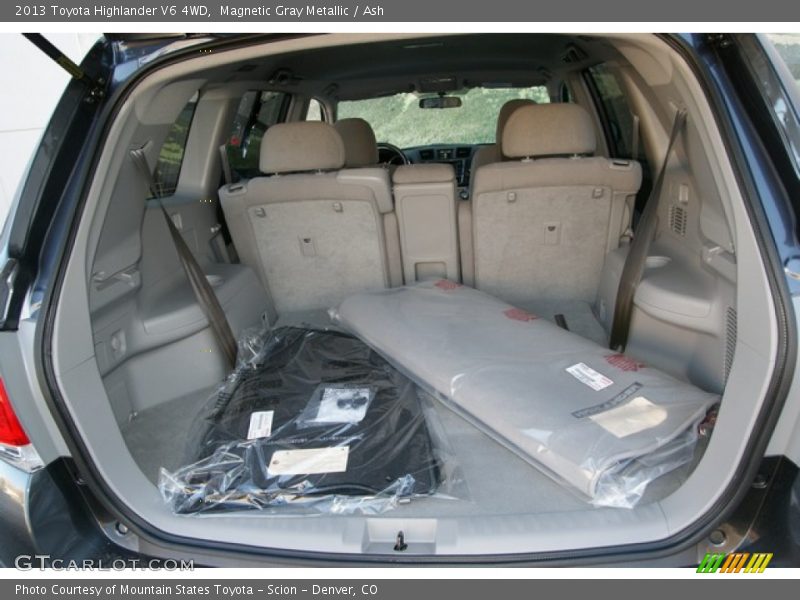 Magnetic Gray Metallic / Ash 2013 Toyota Highlander V6 4WD