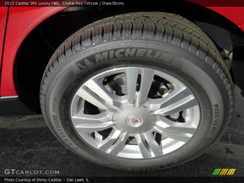 Crystal Red Tintcoat / Shale/Ebony 2013 Cadillac SRX Luxury FWD