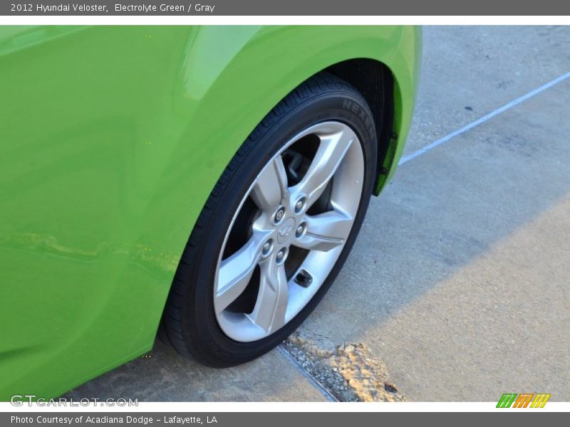 Electrolyte Green / Gray 2012 Hyundai Veloster