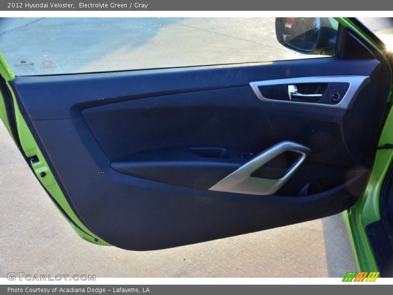 Electrolyte Green / Gray 2012 Hyundai Veloster