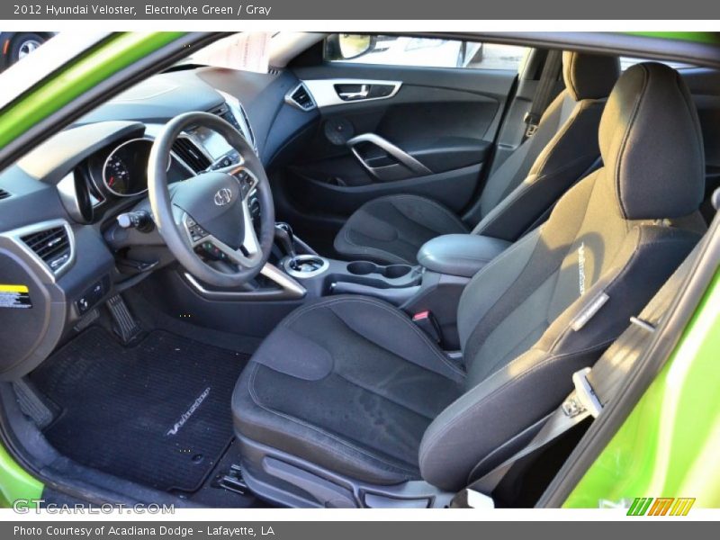  2012 Veloster  Gray Interior