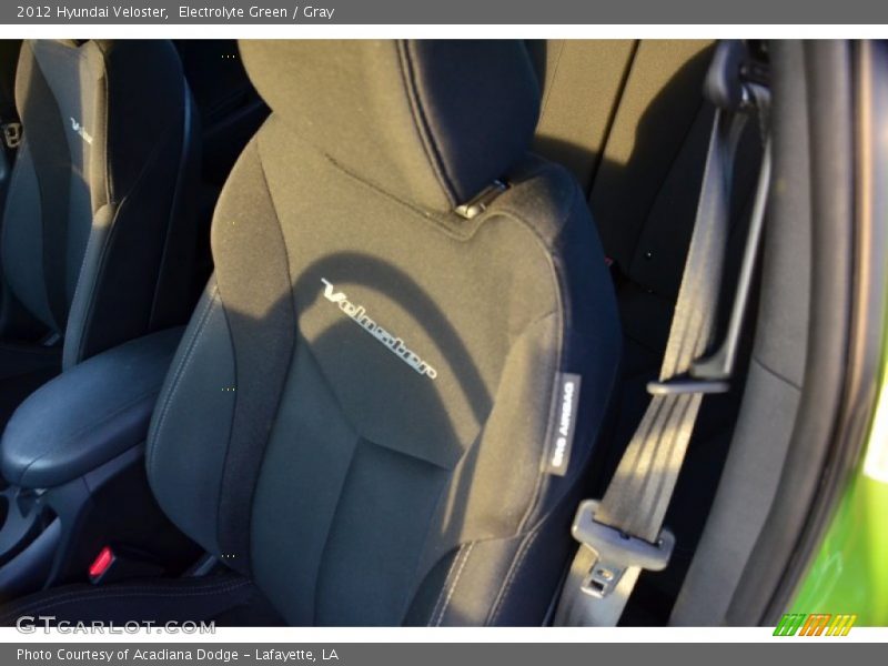 Electrolyte Green / Gray 2012 Hyundai Veloster