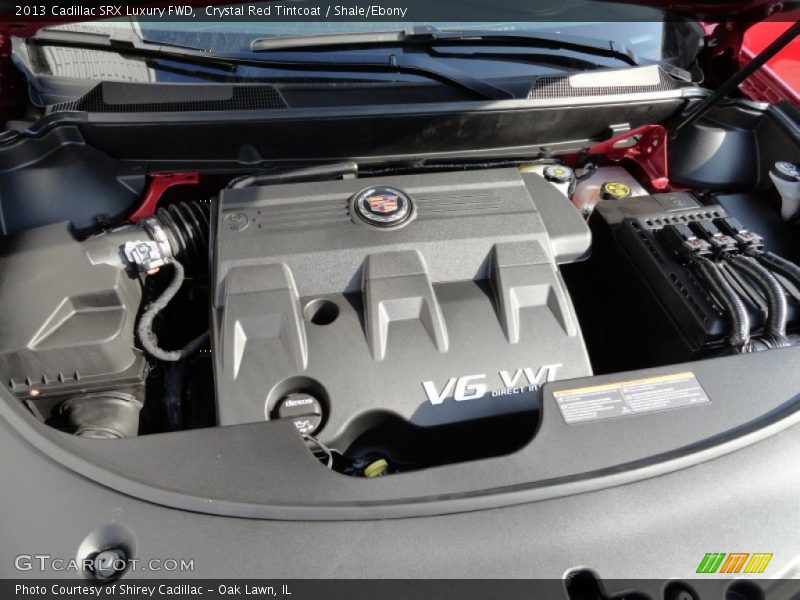 Crystal Red Tintcoat / Shale/Ebony 2013 Cadillac SRX Luxury FWD