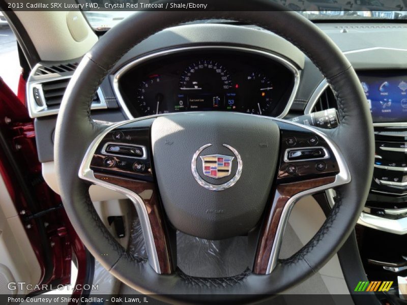 Crystal Red Tintcoat / Shale/Ebony 2013 Cadillac SRX Luxury FWD