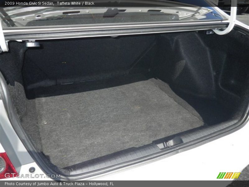 Taffeta White / Black 2009 Honda Civic Si Sedan