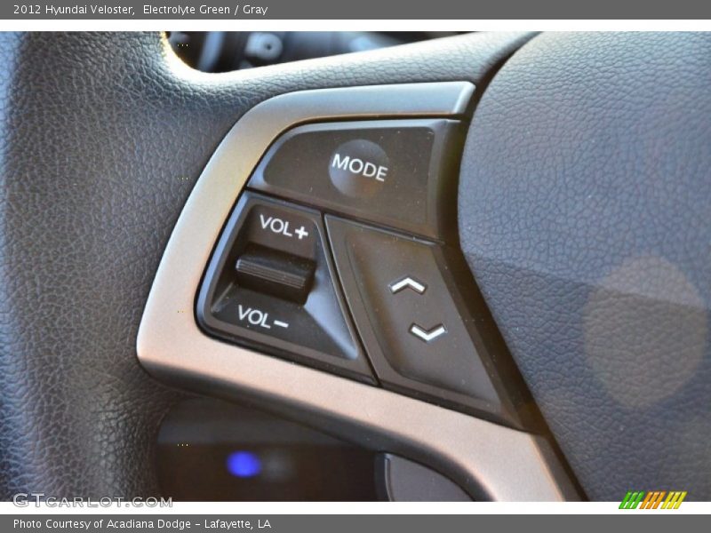 Controls of 2012 Veloster 