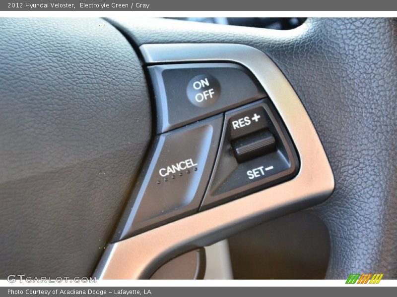 Controls of 2012 Veloster 