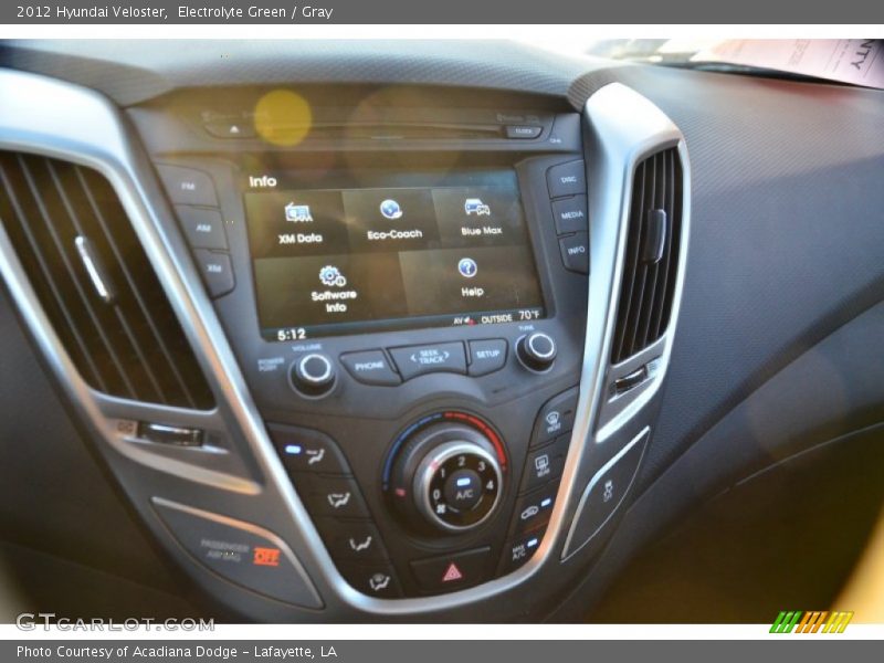 Electrolyte Green / Gray 2012 Hyundai Veloster