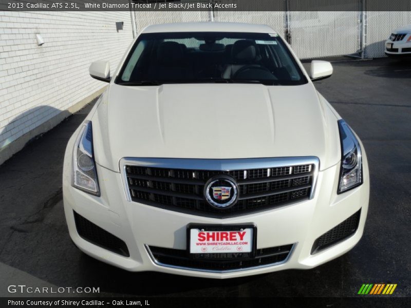 White Diamond Tricoat / Jet Black/Jet Black Accents 2013 Cadillac ATS 2.5L
