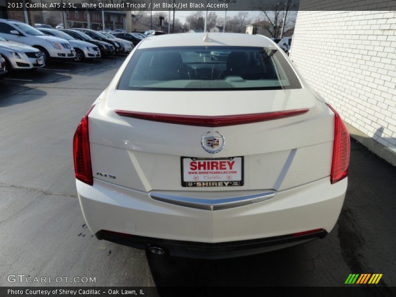 White Diamond Tricoat / Jet Black/Jet Black Accents 2013 Cadillac ATS 2.5L