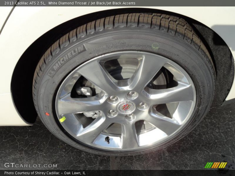 White Diamond Tricoat / Jet Black/Jet Black Accents 2013 Cadillac ATS 2.5L