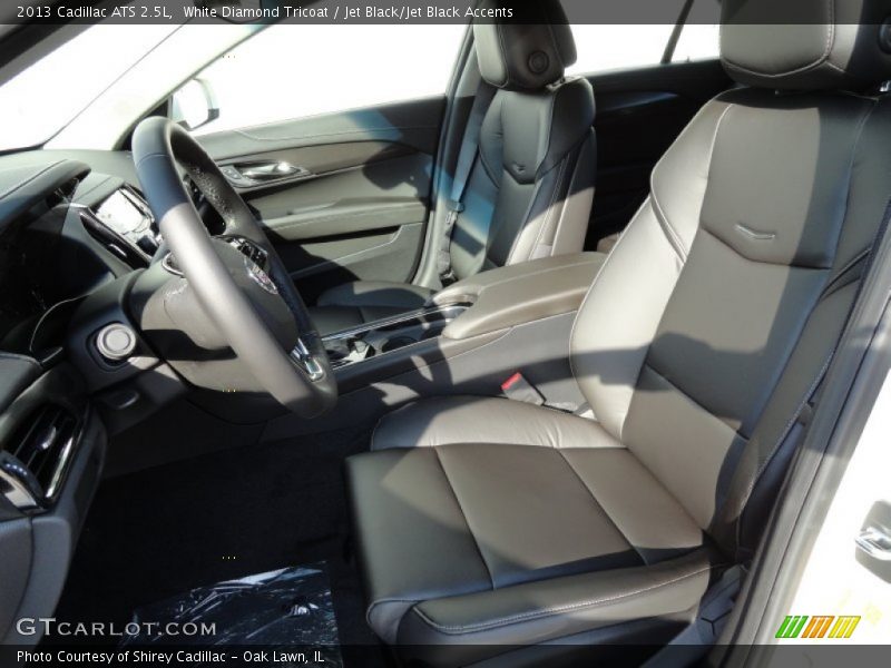White Diamond Tricoat / Jet Black/Jet Black Accents 2013 Cadillac ATS 2.5L