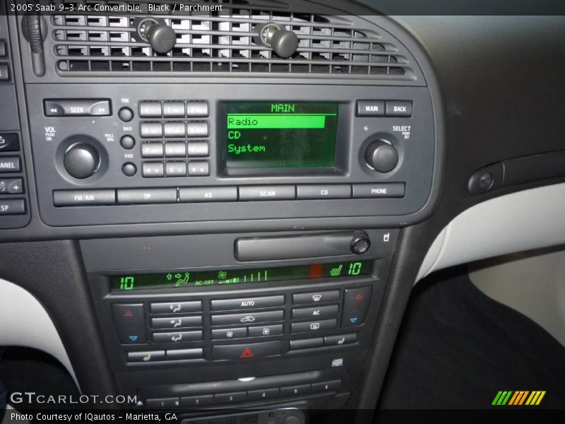 Black / Parchment 2005 Saab 9-3 Arc Convertible