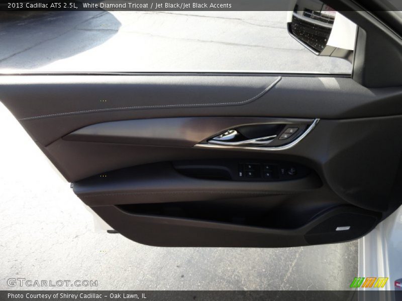 White Diamond Tricoat / Jet Black/Jet Black Accents 2013 Cadillac ATS 2.5L