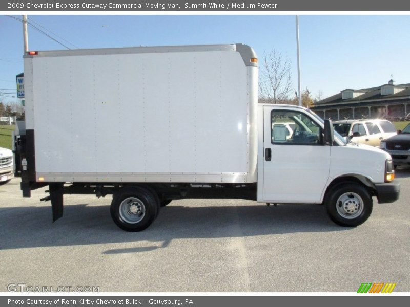 Summit White / Medium Pewter 2009 Chevrolet Express Cutaway Commercial Moving Van