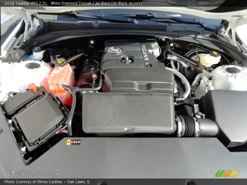 White Diamond Tricoat / Jet Black/Jet Black Accents 2013 Cadillac ATS 2.5L