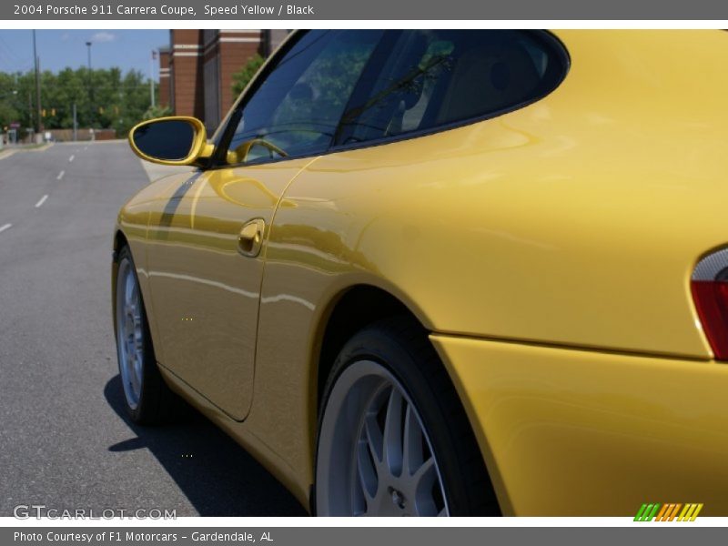 Speed Yellow / Black 2004 Porsche 911 Carrera Coupe