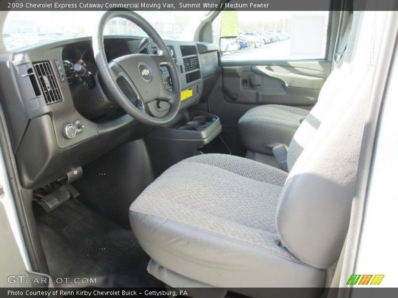  2009 Express Cutaway Commercial Moving Van Medium Pewter Interior