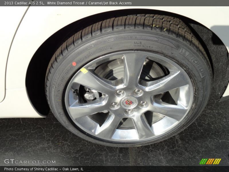 White Diamond Tricoat / Caramel/Jet Black Accents 2013 Cadillac ATS 2.5L