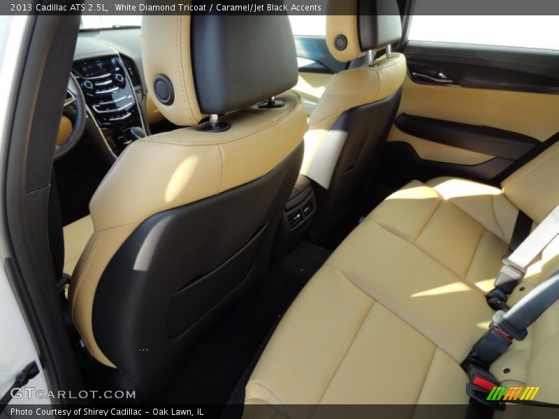 White Diamond Tricoat / Caramel/Jet Black Accents 2013 Cadillac ATS 2.5L