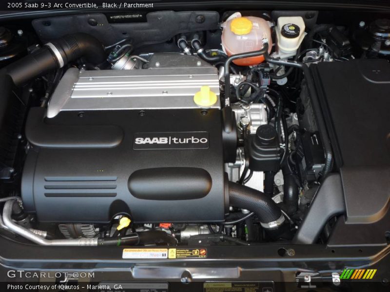 Black / Parchment 2005 Saab 9-3 Arc Convertible