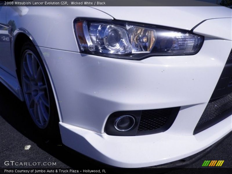 Wicked White / Black 2008 Mitsubishi Lancer Evolution GSR