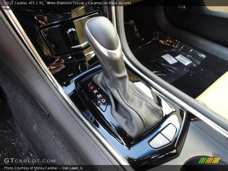 White Diamond Tricoat / Caramel/Jet Black Accents 2013 Cadillac ATS 2.5L