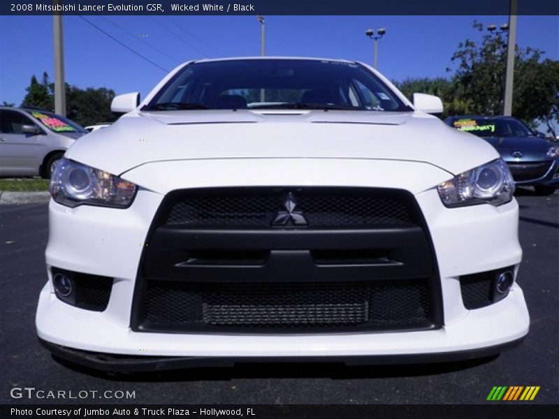 Wicked White / Black 2008 Mitsubishi Lancer Evolution GSR