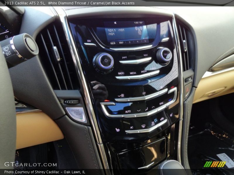 White Diamond Tricoat / Caramel/Jet Black Accents 2013 Cadillac ATS 2.5L