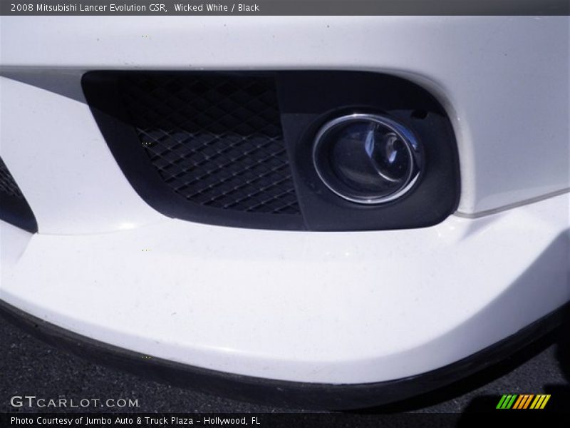Wicked White / Black 2008 Mitsubishi Lancer Evolution GSR