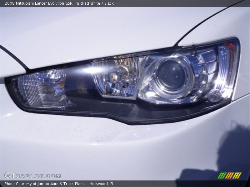 Wicked White / Black 2008 Mitsubishi Lancer Evolution GSR