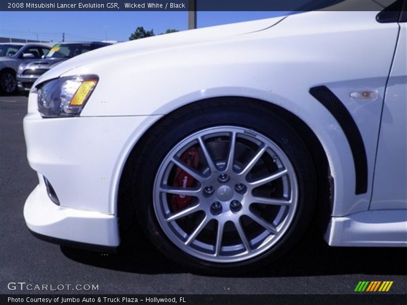 Wicked White / Black 2008 Mitsubishi Lancer Evolution GSR