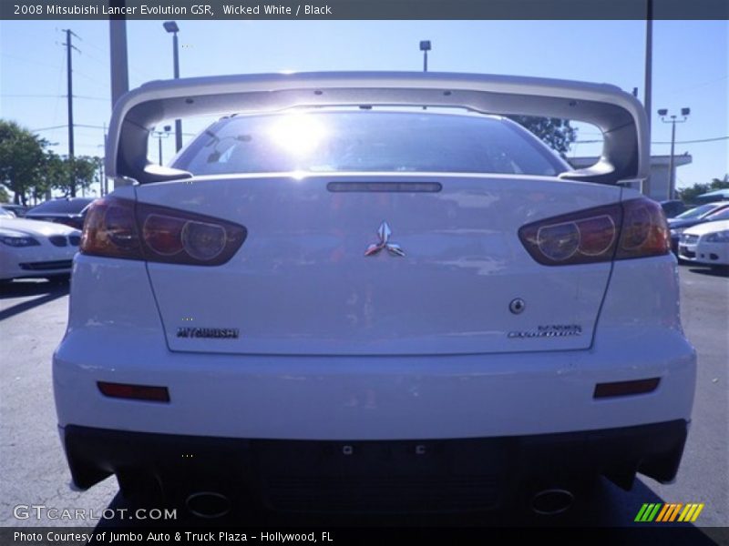 Wicked White / Black 2008 Mitsubishi Lancer Evolution GSR
