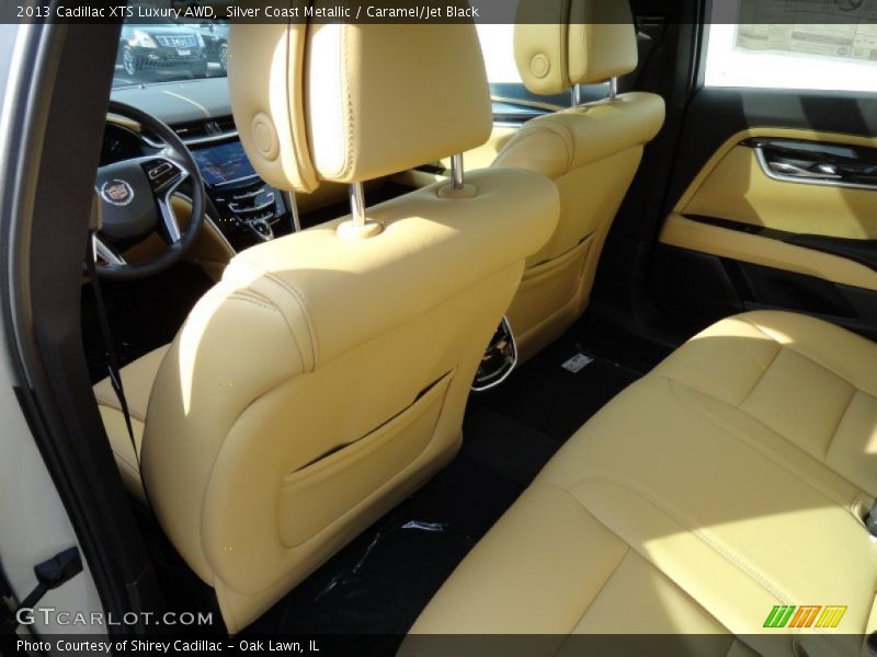 Silver Coast Metallic / Caramel/Jet Black 2013 Cadillac XTS Luxury AWD