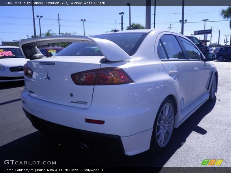 Wicked White / Black 2008 Mitsubishi Lancer Evolution GSR