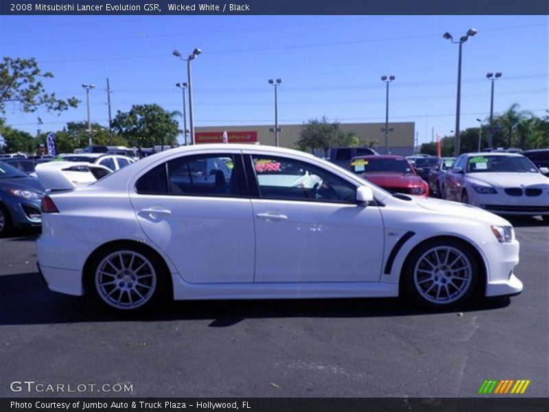 Wicked White / Black 2008 Mitsubishi Lancer Evolution GSR