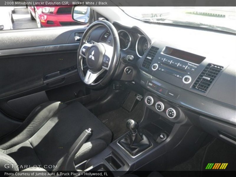 Wicked White / Black 2008 Mitsubishi Lancer Evolution GSR