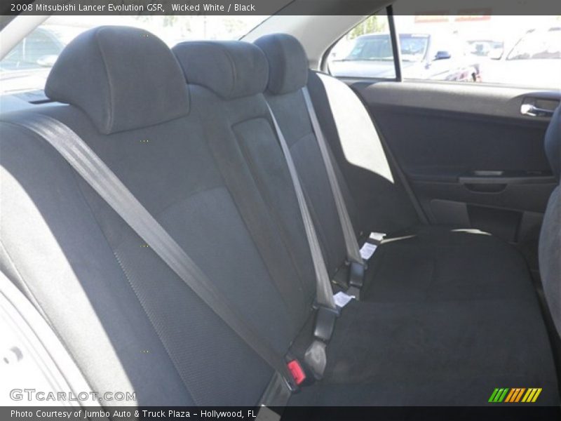 Wicked White / Black 2008 Mitsubishi Lancer Evolution GSR