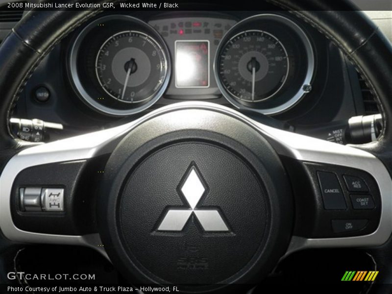 Wicked White / Black 2008 Mitsubishi Lancer Evolution GSR