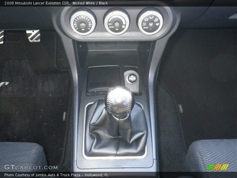 Wicked White / Black 2008 Mitsubishi Lancer Evolution GSR