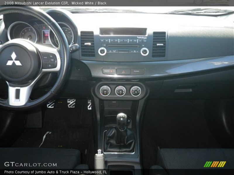 Wicked White / Black 2008 Mitsubishi Lancer Evolution GSR