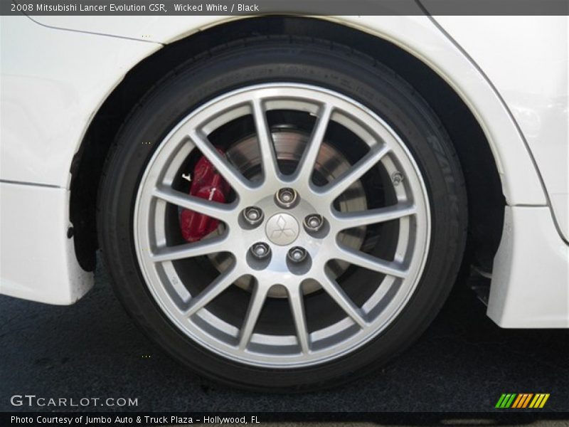 Wicked White / Black 2008 Mitsubishi Lancer Evolution GSR