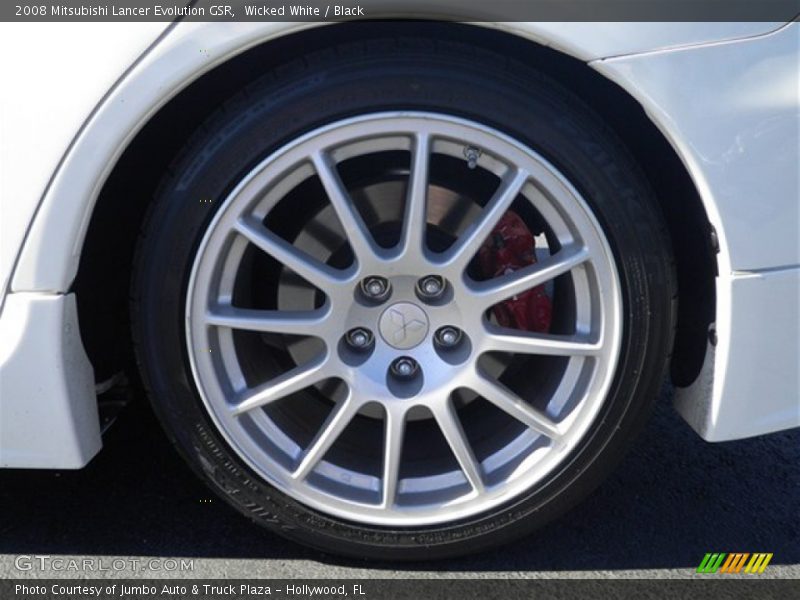 Wicked White / Black 2008 Mitsubishi Lancer Evolution GSR