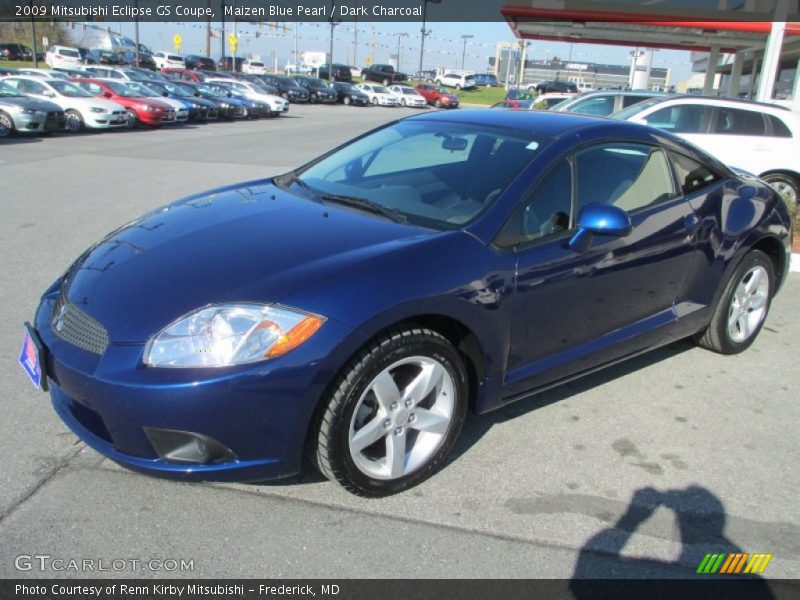 Maizen Blue Pearl / Dark Charcoal 2009 Mitsubishi Eclipse GS Coupe