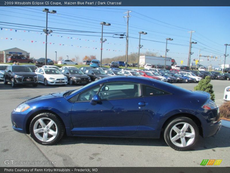 Maizen Blue Pearl / Dark Charcoal 2009 Mitsubishi Eclipse GS Coupe