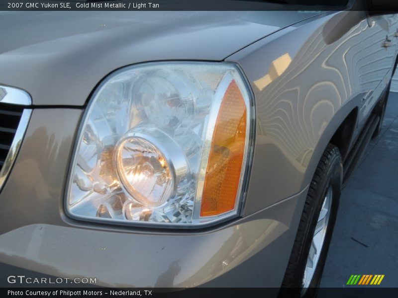 Gold Mist Metallic / Light Tan 2007 GMC Yukon SLE