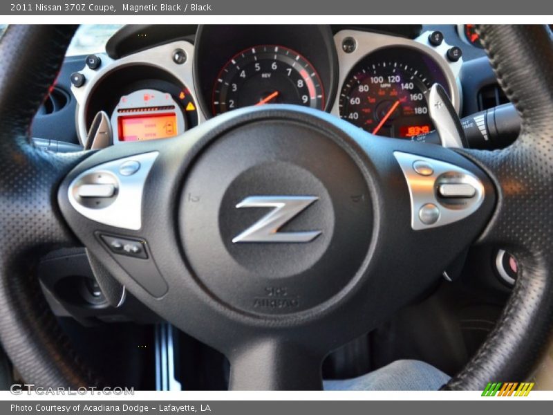 Magnetic Black / Black 2011 Nissan 370Z Coupe